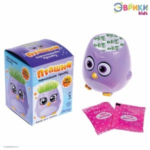 Набор для опытов для детей Пташки выращиваем травку Набор для опытов для детей Пташки выращиваем травку