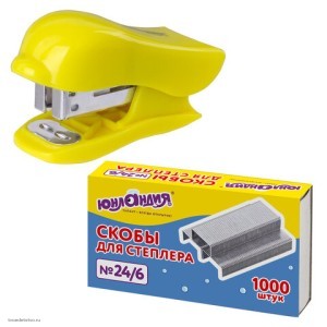 Степлер мини ЮНЛАНДИЯ Степлер мини ЮНЛАНДИЯ