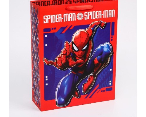 Пакет ламинат вертикальный "Spider-Man", Человек-паук, 31х40х11 см   4628780