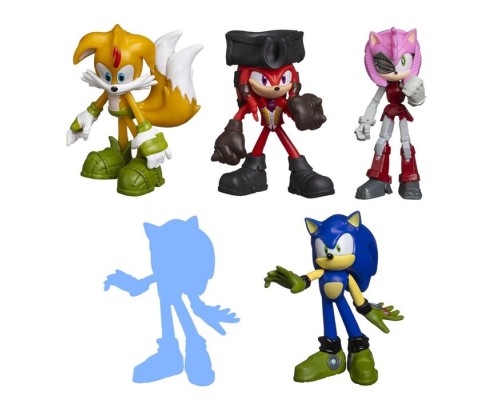 SonicPrime, 2 серия, в блистере 5 фигурок в ассорт., 1/24