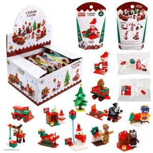 Конструктор 3д новогодний пластиковый 1TOY Blockformers