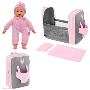 Игровой набор Кукла-пупс с кроваткой и аксессуарами Bambina Bebe Игровой набор Кукла-пупс с кроваткой и аксессуарами Bambina Bebe