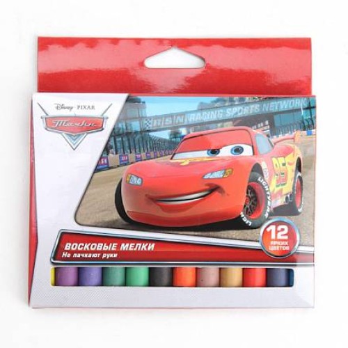 НАБОР ВОСКОВЫХ МЕЛКОВ MULTI ART DISNEY ТАЧКИ 12ЦВ