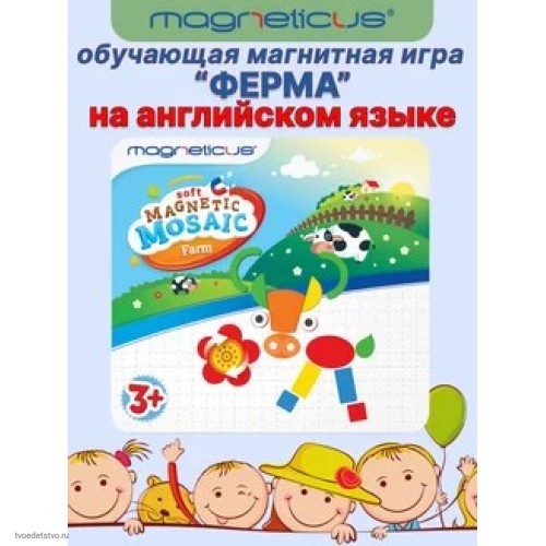 Магнитная мозаика Ферма Magneticus на английском языке 