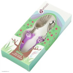 Набор детских столовых приборов 2шт Kiddy Apollo