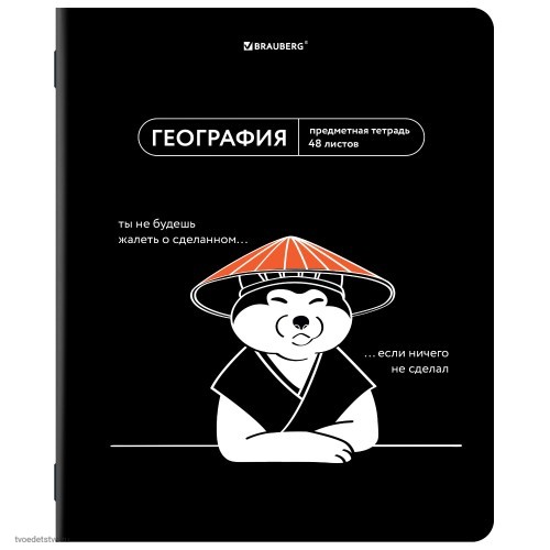 Тетрадь предметная МЕМЫ 48л ГЕОГРАФИЯ BRAUBERG