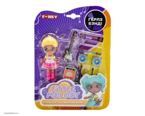 Игровой набор куколка в платье Адель с музыкальными аксессуарами, 1/288