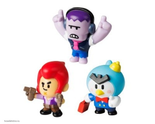 Коллекционная фигурка Brawl Stars Кольт Мистер П и Фрэнк