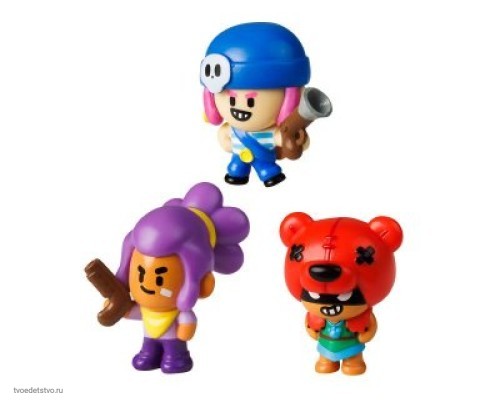 Коллекционные фигурки Brawl Stars Нита Шелли и Пайпер