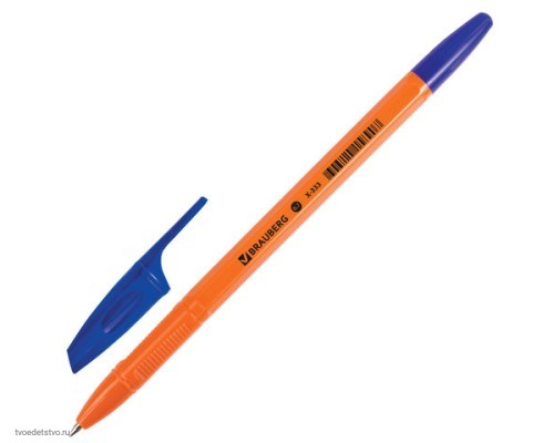 Ручка шариковая BRAUBERG X-333 NEON СИНЯЯ