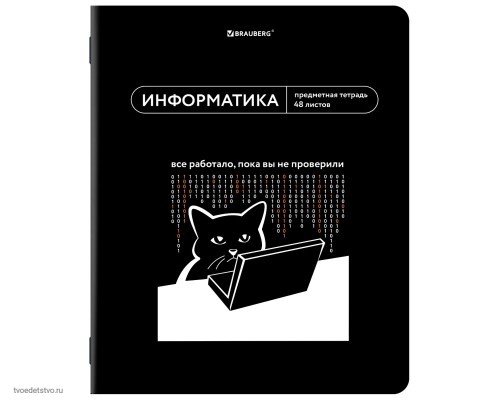 Тетрадь предметная МЕМЫ 48л ИНФОРМАТИКА BRAUBERG