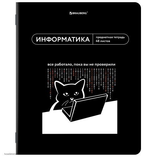 Тетрадь предметная МЕМЫ 48л ИНФОРМАТИКА BRAUBERG