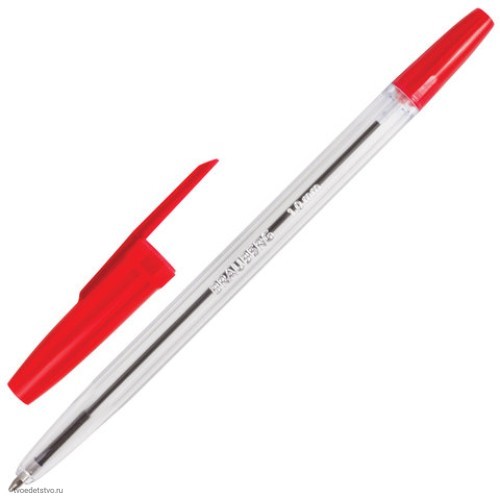Ручка шариковая BRAUBERG Line КРАСНАЯ