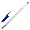 Ручка шариковая STAFF  6 штукBasic Budget BP-02, письмо 500 м, СИНЯЯ, длина корпуса 13,5 см, линия 0,5