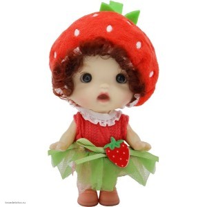 Виниловая кукла Baby Cute Flower Клубника Funky Toys