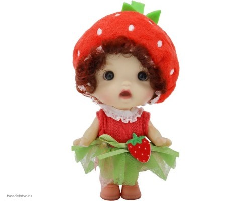 Виниловая кукла Baby Cute Flower Клубника Funky Toys