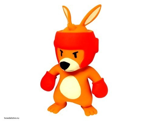 Stumble Guys лицензионная тянучка Boxing Roo, 1/28
