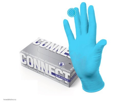 Перчатки смотровые нитриловые CONNECT 50 пар размер L