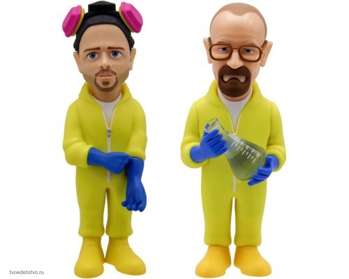 Набор фигурок Minix Breaking Bad Во все тяжкие  Хайзенберг и Джесси
