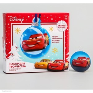 Набор для творчества с эпоксидной смолой Молния Маккуин Елочная игрушка