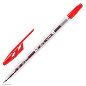 Ручка шариковая BRAUBERG ULTRA КРАСНАЯ комплект 2шт Ручка шариковая BRAUBERG ULTRA КРАСНАЯ комплект 2шт