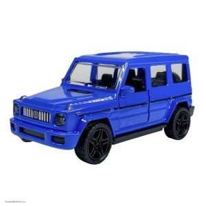 Синяя инерционная машинка Внедорожник люкс die-cast