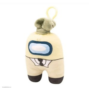 Плюшевая игрушка ПОВАР на брелке Among Us Плюшевая игрушка ПОВАР на брелке Among Us