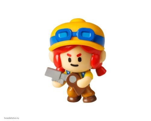 Коллекционная фигурка Brawl Stars, Джесси, 1 шт. в коробке с окном., 1/24