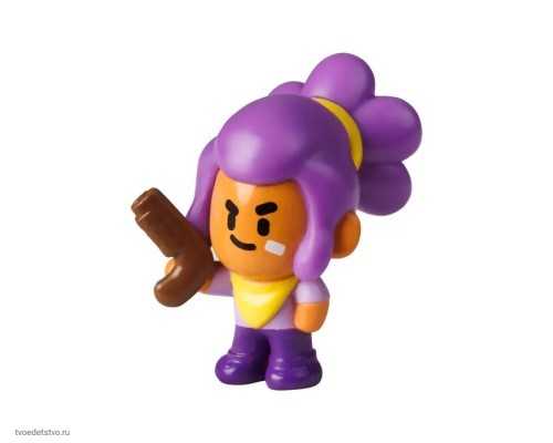 Коллекционная фигурка Brawl Stars, Шелли, 1 шт. в коробке с окном., 1/24