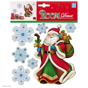 Наклейки Дед Мороз Наклейки Дед Мороз