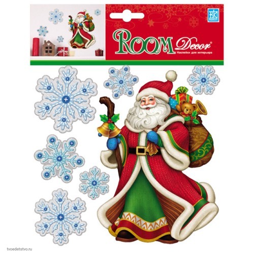 Наклейки Дед Мороз