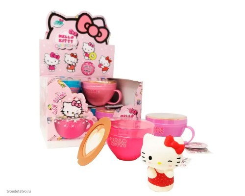 Коллекционная капсула-сюрприз Чашка Капучино Hello Kitty 1 шт., в ассортименте 8 шт., 8 / 48 Коллекционная капсула-сюрприз Чашка Капучино Hello Kitty 1 шт., в ассортименте 8 шт., 8 / 48