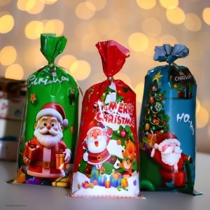 Пакет подарочный новогодний для сладких подарков  Пакет подарочный новогодний для сладких подарков