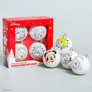 Набор для творчества Новогодние шары Disney Набор для творчества Новогодние шары Disney