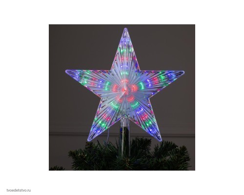 Фигура Звезда белая ёлочная Фигура Звезда белая ёлочная