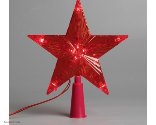 Фигура Звезда Красная ёлочная Фигура Звезда Красная ёлочная