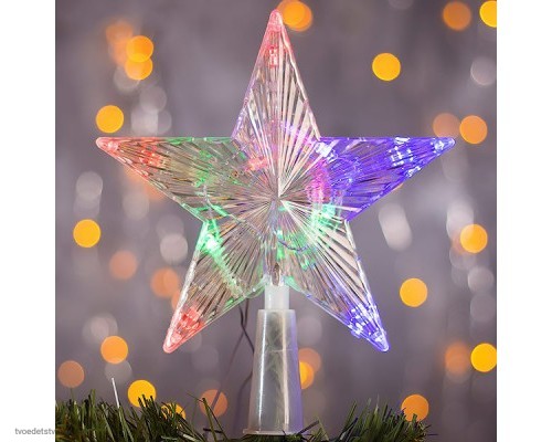 Фигура Звезда прозрачная ёлочная Фигура Звезда прозрачная ёлочная