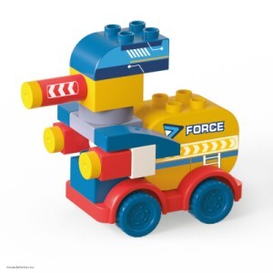 Детский конструктор с крупными блоками Лазер танк  Funky Toys