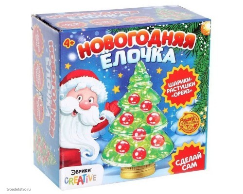 ЭВРИКИ Набор для опытов "Новогодняя елочка"   4252335