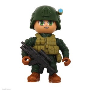 Фигурки спецназа в зеленой форме