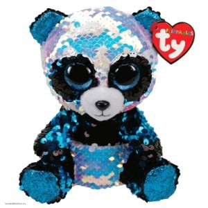 Мягкая игрушка Бамбу панда с пайетками TY