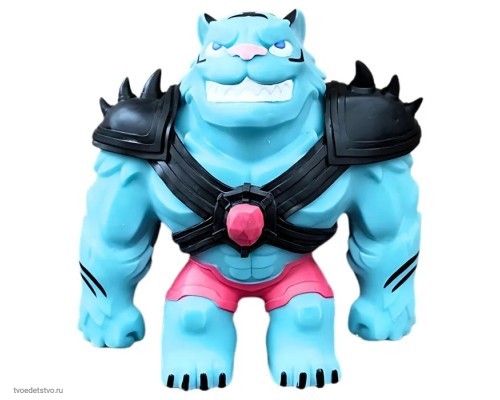 Большая фигурка-тянучка серия Extra force синий тигр Elastikorps fighter