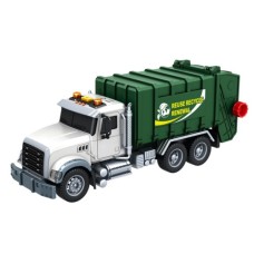 "Городская техника" фрикционная машина мусоровоз с кабиной-капотом со светом и звуком Funky Toys
