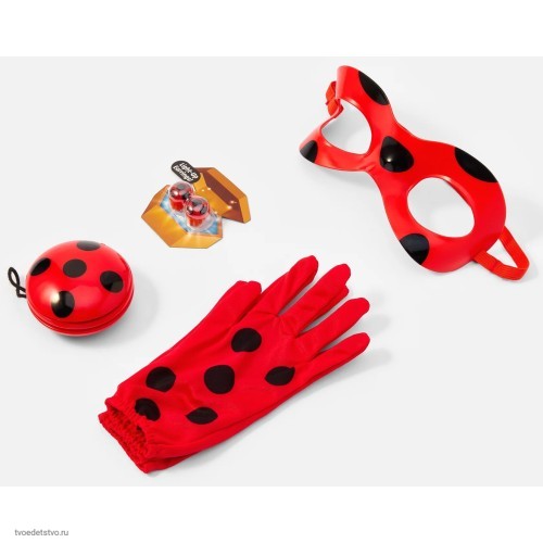 набор для ролевых игр со светящимися серёжками Miraculous 