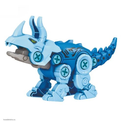 Конструктор динозавр синий