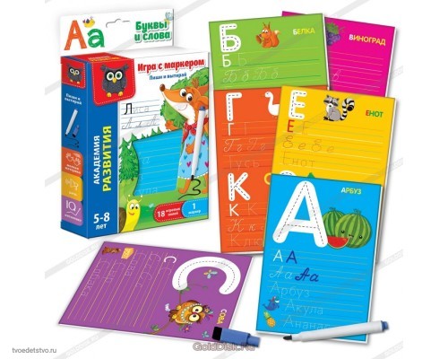 Обучающий набор VLADI TOYS VT5010-03 Буквы и слова