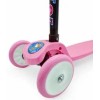 Самокат 3-х колесный складной с регулируемой ручкой свет 72см S+S розовый 200820219