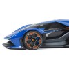 Машинка die-cast Lamborghini V12 Vision Gran Turismo, 1:18, синяя, 1/4