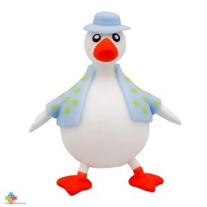 Фигурка антистресс Goose friends Белый гусь Карл 