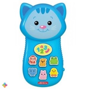 Музыкальный телефончик Котенок Азбукварик 
